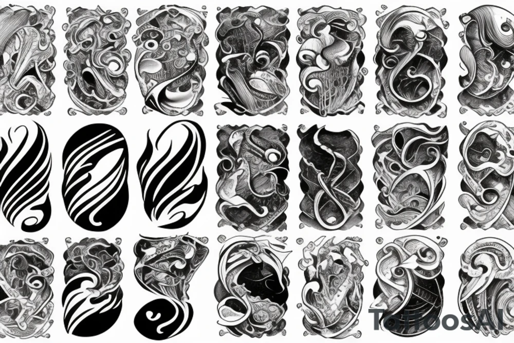 Sea/waves tattoo idea