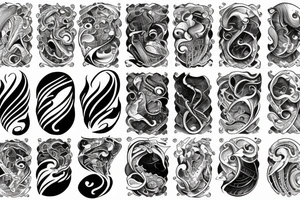 Sea/waves tattoo idea
