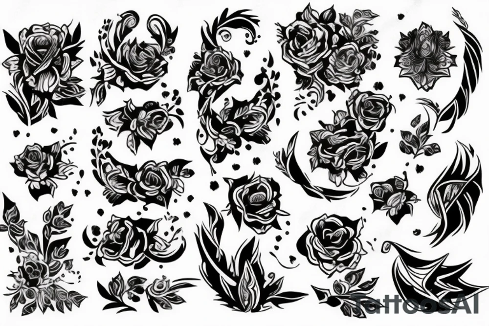 Юно Гасай с катаной в руке tattoo idea