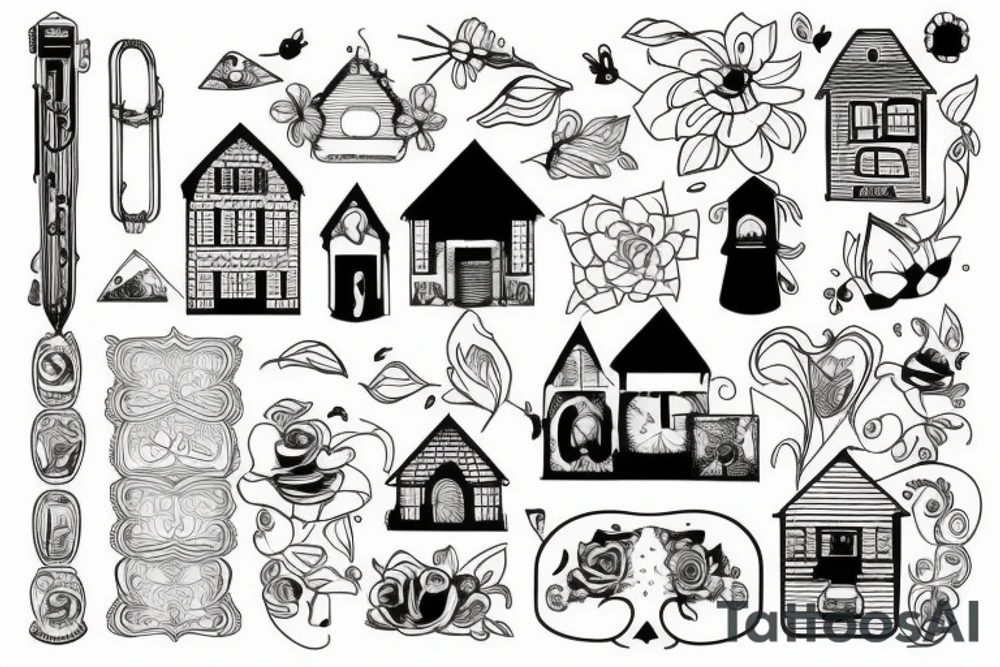 A house tattoo idea