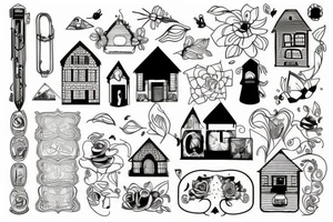 A house tattoo idea