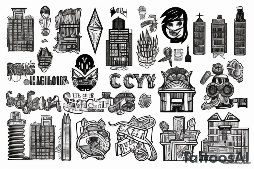 you built a city in your head tattoo idea