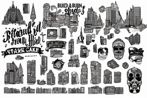 you built a city in your head tattoo idea