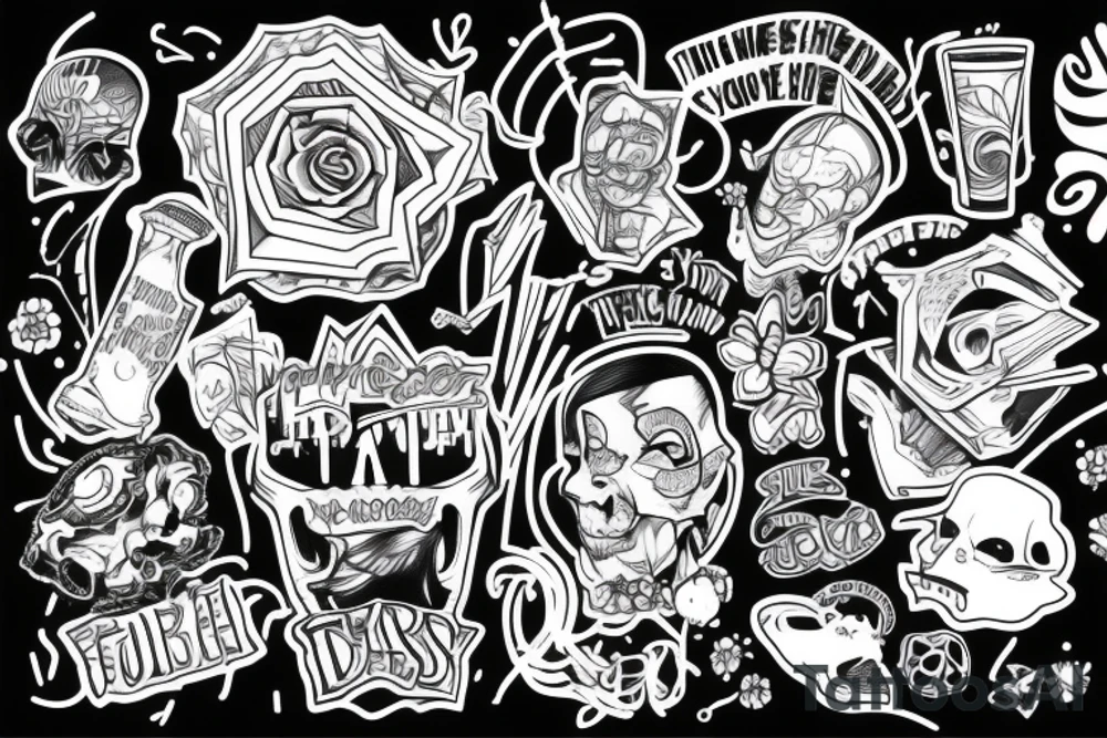 city in your head tattoo idea