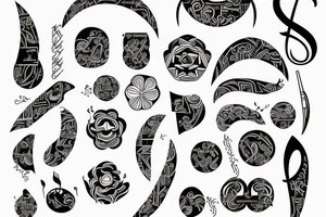 Dhimeegaa name design as music and pen tattoo idea