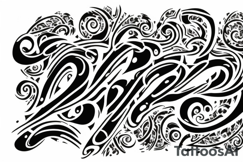 Dhimeegaa name tattoo idea