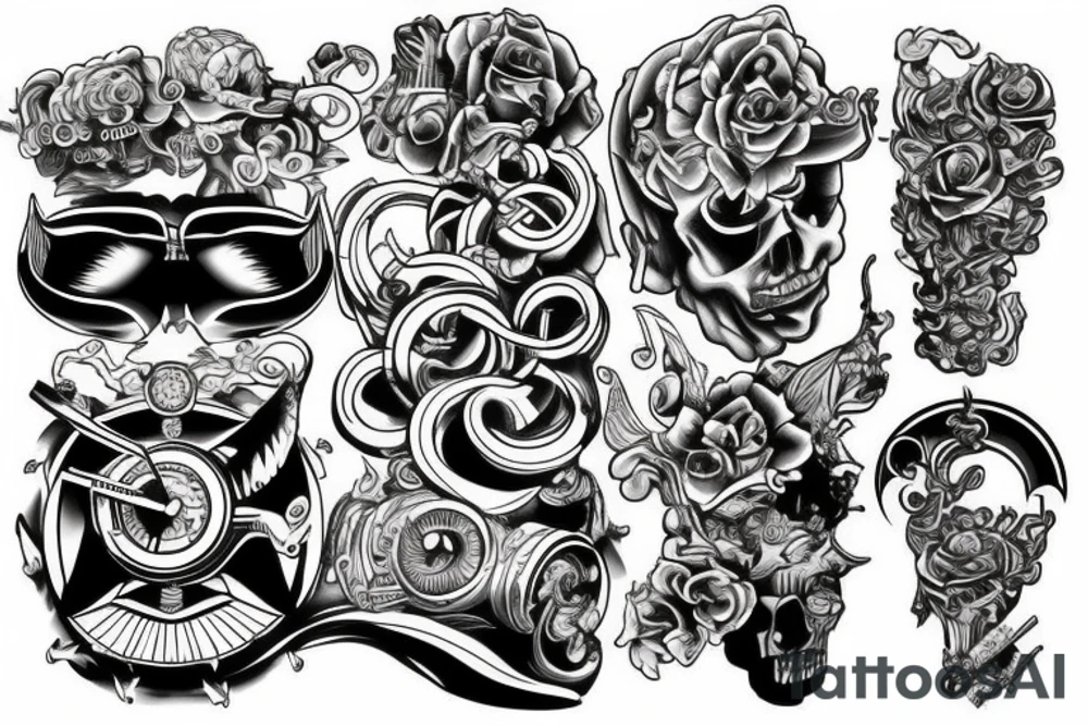 piston and turbo tattoo idea
