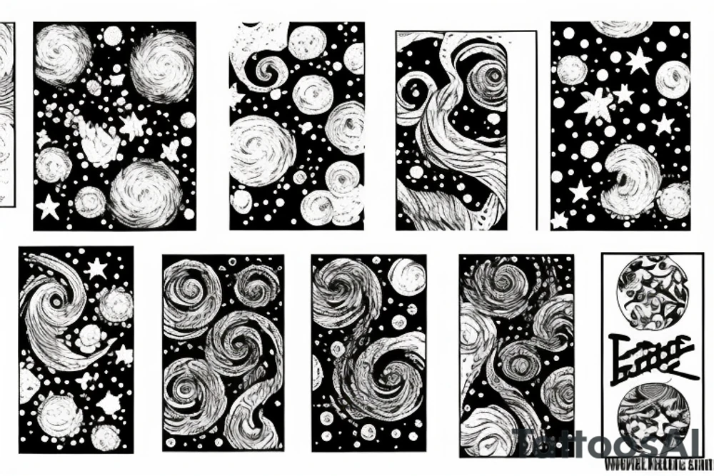 Starry Night tattoo idea