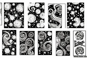 Starry Night tattoo idea