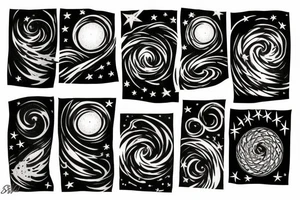 Starry Night tattoo idea