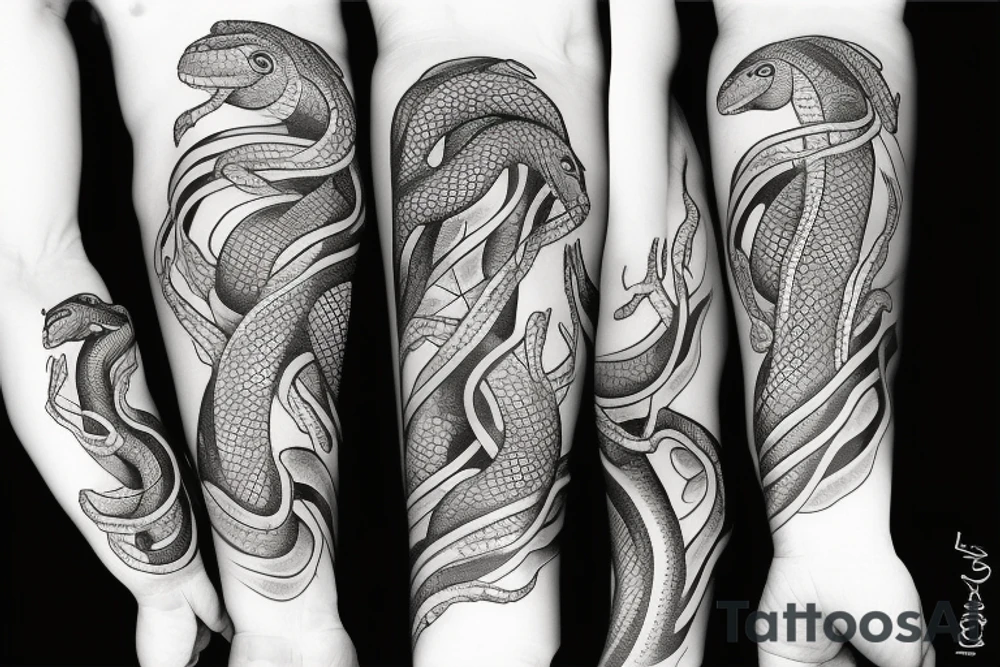 Snake tattoo idea