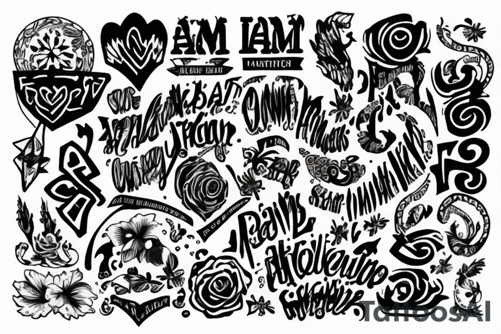 I am art tattoo idea