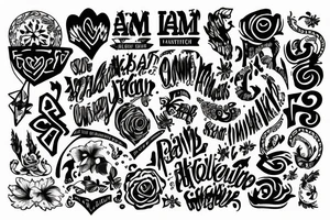 I am art tattoo idea