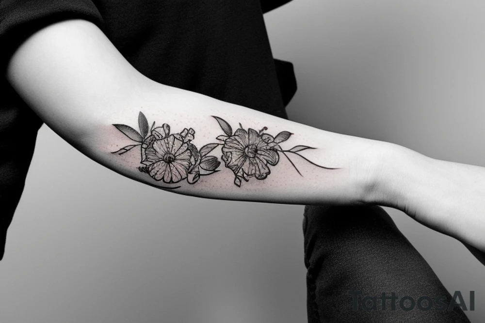 liz flower florence logo tattoo idea