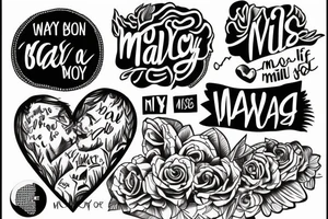 If I could start again
A million miles away
I would keep myself
I would find a way tattoo idea