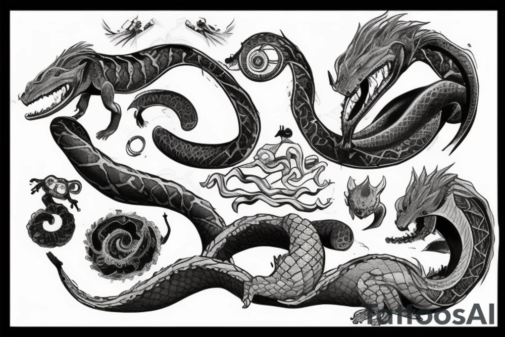ouroboros tattoo idea