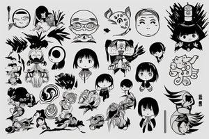 japanese finger tattoo idea