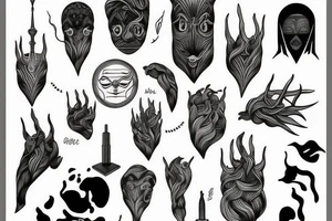 the meaning of solivagant, minimalist, fine lines tattoo idea