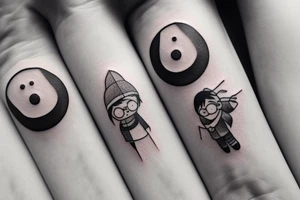 finger tattoo idea