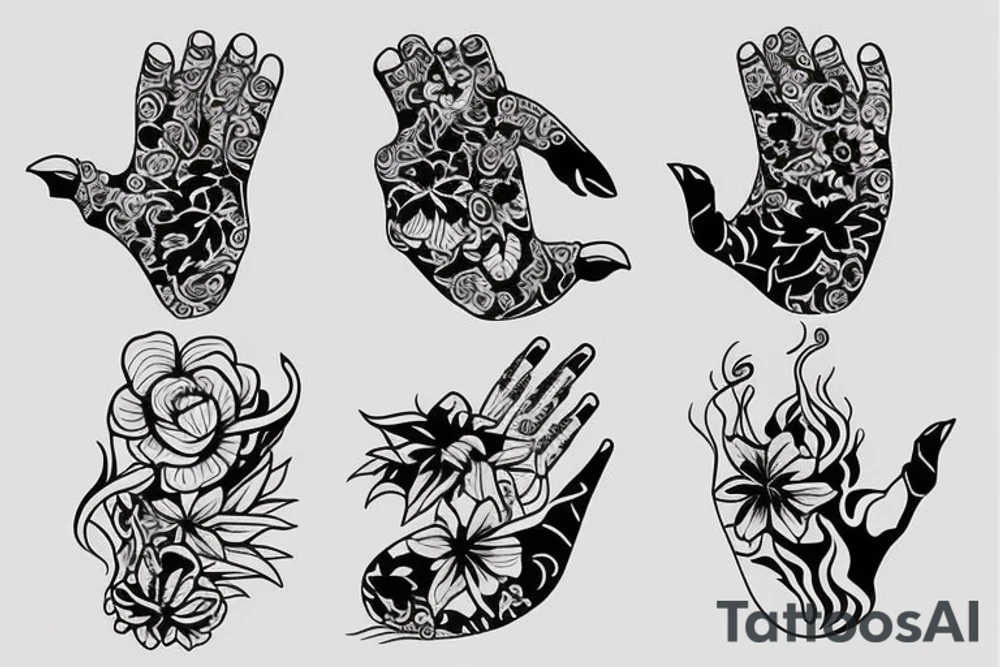 finger tattoo idea