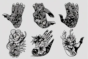 finger tattoo idea