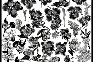 orchid tattoo tattoo idea
