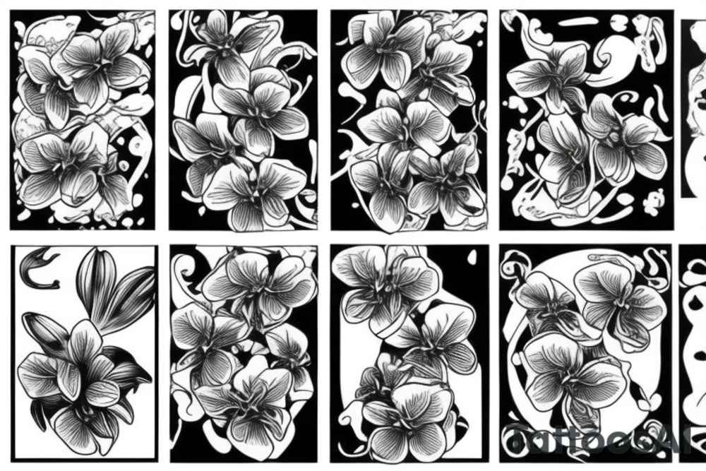 orchid tattoo tattoo idea
