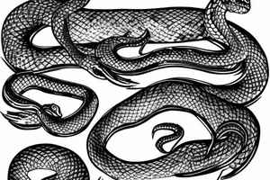 David bust with snake tattoo idea
