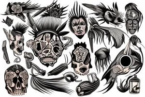 American native tattoo idea