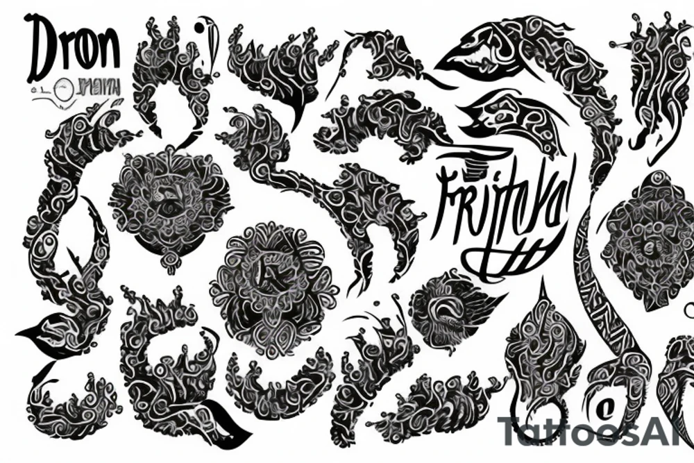 DRONA PREKSHA tattoo idea