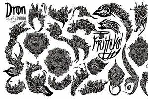 DRONA PREKSHA tattoo idea