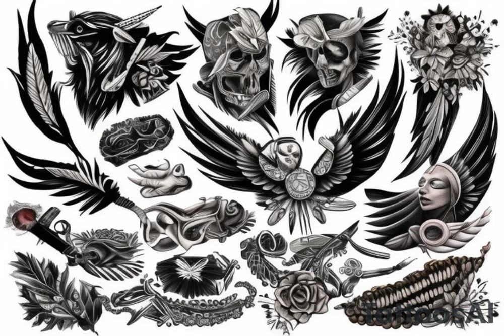American native tattoo idea
