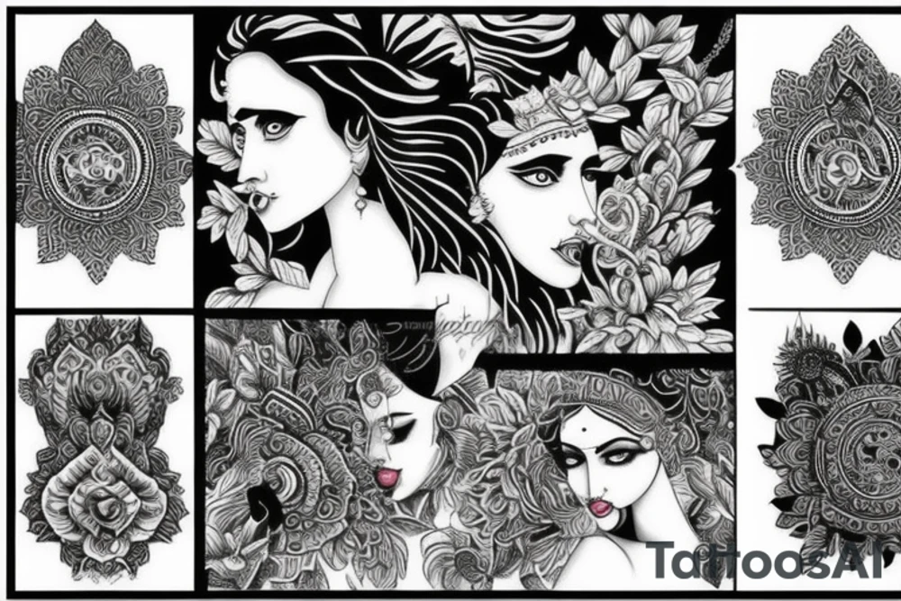 DARSHITA DRONA PREKSHA tattoo idea