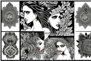 DARSHITA DRONA PREKSHA tattoo idea