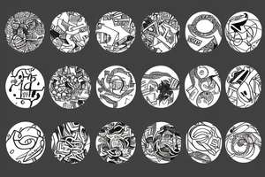 money magnet with power tattoo idea