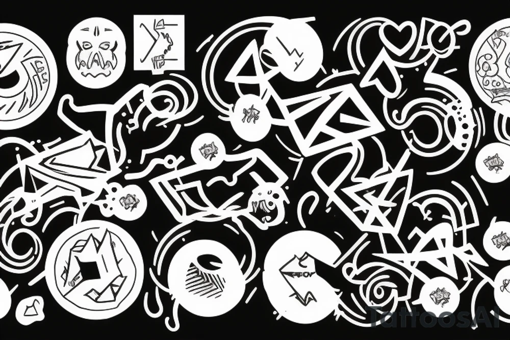 money magnet with power tattoo idea