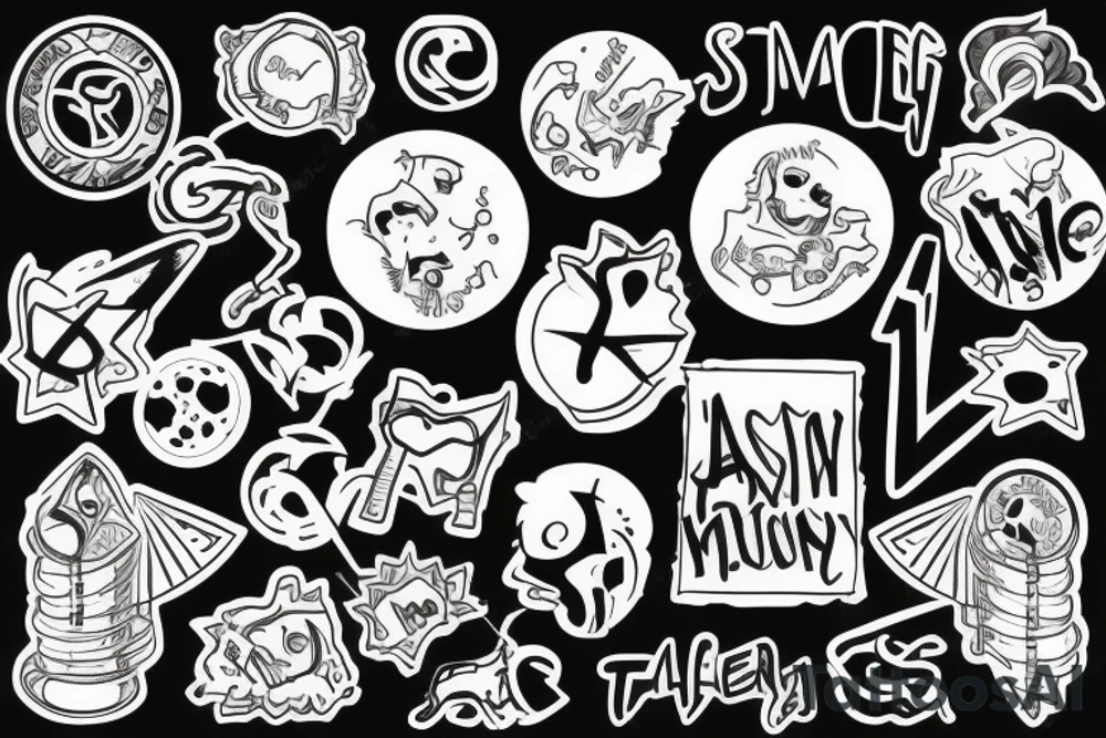 money magnet with power tattoo idea
