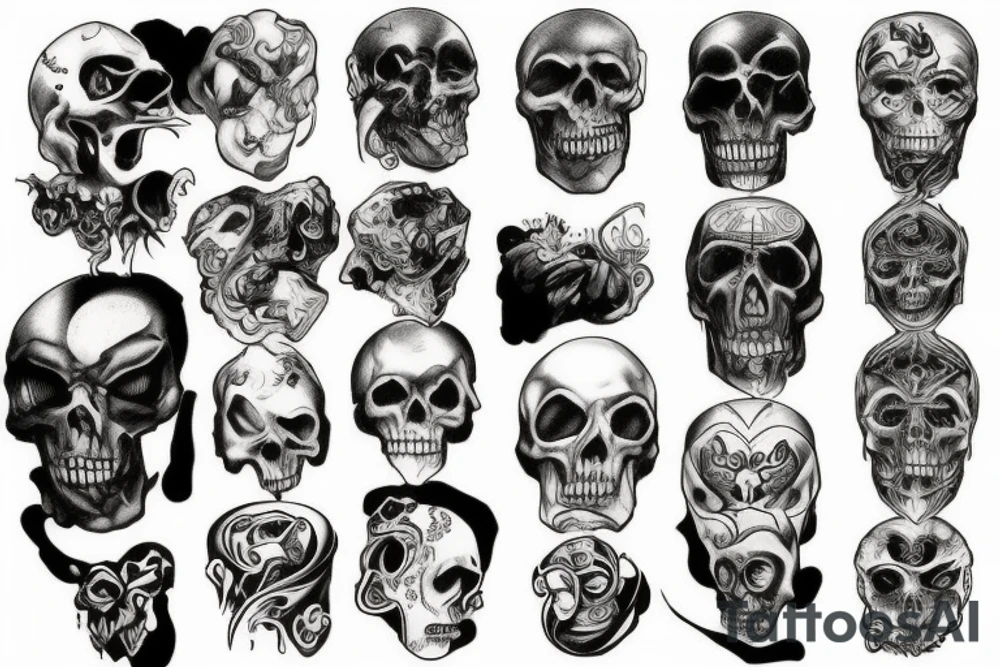 Good versus Evil tattoo idea