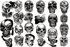 Good versus Evil tattoo idea