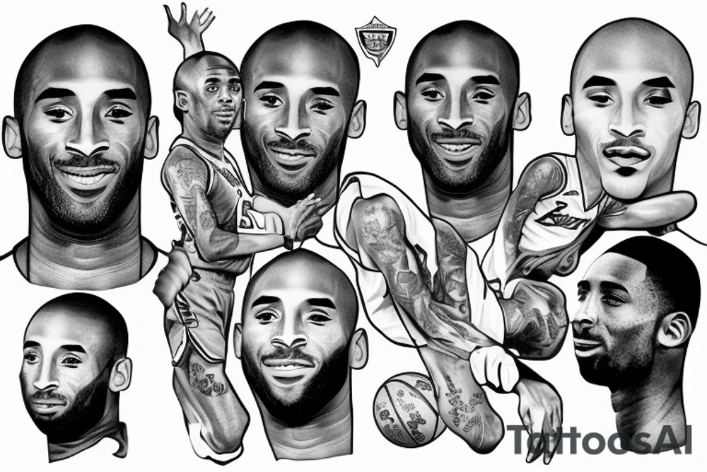 Kobe Bryant tattoo idea