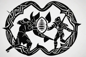 Destiny 2 symbol with traveler fighting the light tattoo idea