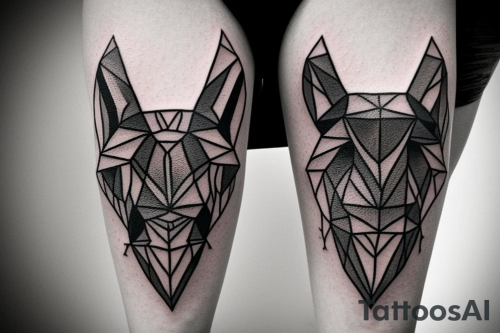 Taurus with wolf eye tattoo idea