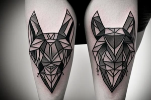 Taurus with wolf eye tattoo idea