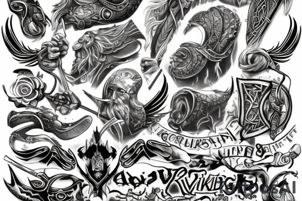 Viking tattoo idea