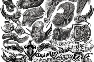 Viking tattoo idea