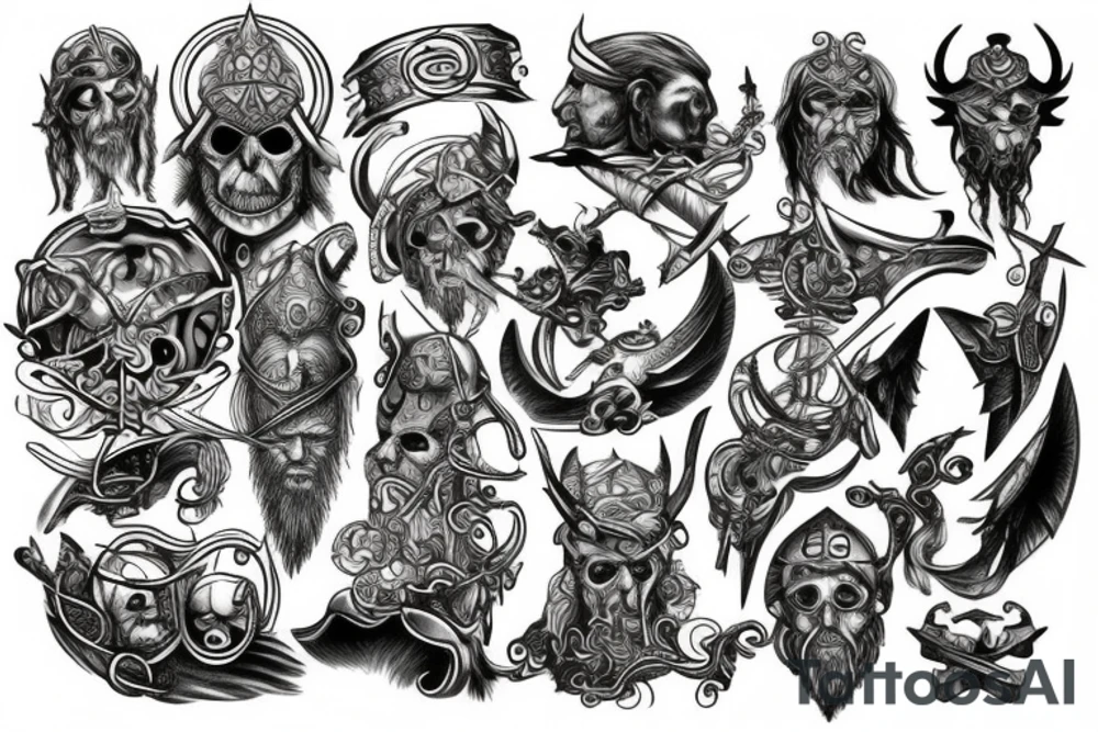 Viking tattoo idea