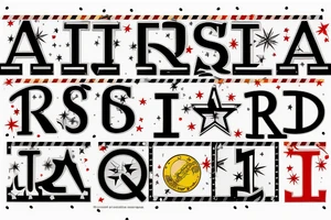 street sign that says "RiQStaR". replace the "i and a" with a star tattoo idea