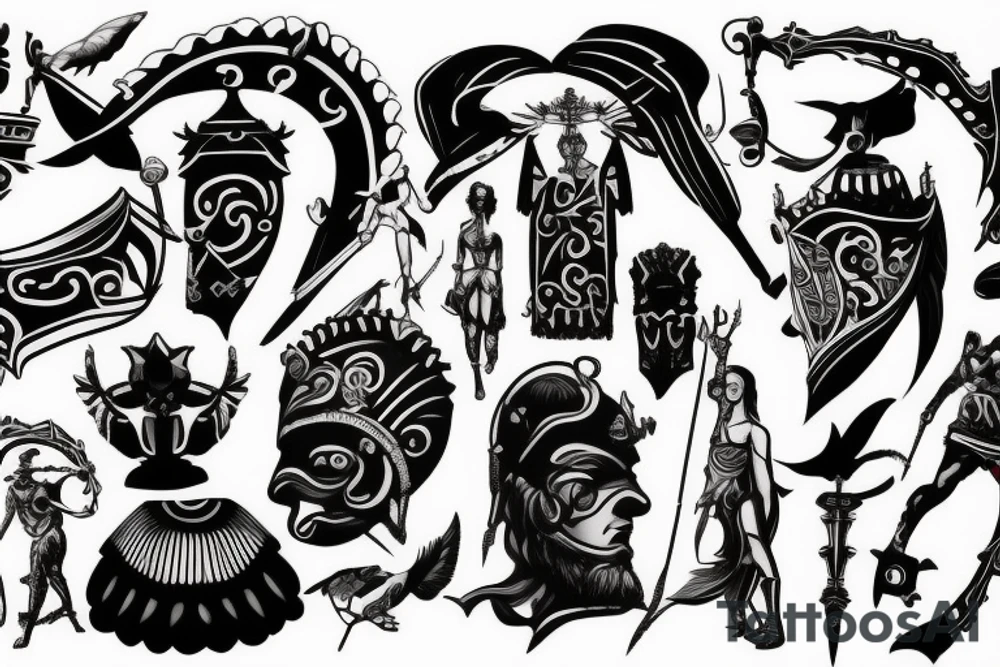 gladiator tattoo idea