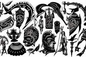 gladiator tattoo idea
