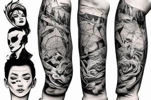 climbing tattoo idea